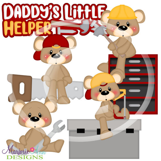 Franklin-Daddy's Little Helper SVG Cutting Files + Clipart - Click Image to Close